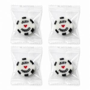 Just Married sweets in spearmint flavour