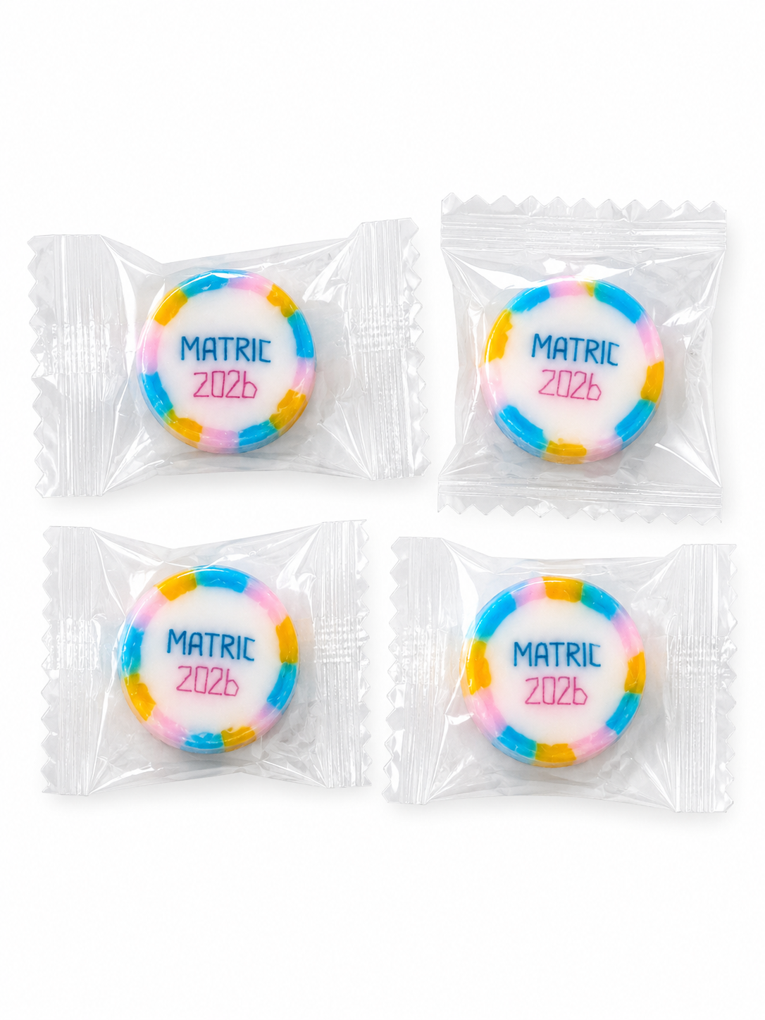 Matric 2026 sweets in peach flavour